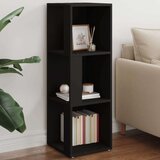 vidaXL Kotna omarica črna 33x33x100 cm iverna plošča | Shoptok.si