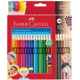 Set drvenih bojica Faber-Castell Skin Tones + Grip, 24 komada