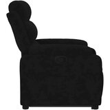 vidaXL Električni naslonjač na podizanje crni baršunasti | shoptok.hr