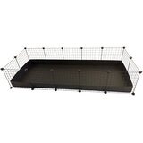 CC modular cage 5x2 pig rabbit hedgehog black 180 x 75 x 37 cm | shoptok.hr