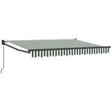  Ručno sklopiva tenda Zelena i bijela 3 x 2 m | shoptok.hr