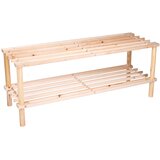 Alpina Drveni stalak za obuću sa 2 nivoa 74 × 26 × 29,5 cm Cene