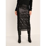 Sinsay Midi suknja s šljokicama | shoptok.hr