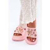 Boto Foam Women's Slippers With Golden Rings Pink Hortiana | shoptok.hr