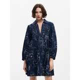 Desigual Košulja haljina plava / miks boja | shoptok.hr