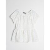 Sinsay Bluza s teksturiranim uzorkom i peplum krojem | shoptok.hr