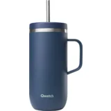 Qwetch Cold Cup termo lonček z ročajem 600 ml - mat polnočno modra