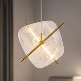  LED luster na sajli RELAX LED/15W/230V zlatna/bela | Eponuda.com