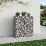  Gabionski uzdignuti krevet 2 pcs Srebrno 130 x 50 x 150 cm | shoptok.hr
