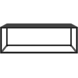  Stolić za kavu crni s crnim staklom 100 x 50 x 35 cm | shoptok.hr