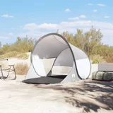 vidaXL Šator za plažu za 2 osobe sivi prigodni vodootporni