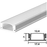  Set aluminijumski profil za LED trake 1m 17.4x7 | ePonuda.com