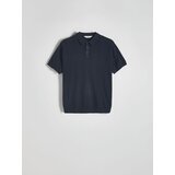 Reserved - Prugasti polo-džemper - mornarsko plava | shoptok.hr