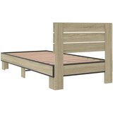  Okvir za krevet boja hrasta 90x190 cm konstruirano drvo i metal | shoptok.hr