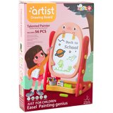 Dvostrana magnetska ploča za igru ​​Penguin, set dodataka, 56 komada, ružičasta | shoptok.hr