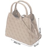 Guess Ročna torbica 'MERIDIAN II' svetlo rjava | Shoptok.si