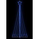 vidaXL LED božićno drvce 447 LED dioda plavo 249 cm Cijene
