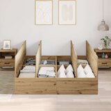  Okvir kreveta za pohranu Artisan hrast 150x200 cm | shoptok.hr
