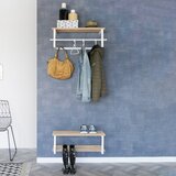 Spinder Design Bijela metalna zidna vješalica s policom Marco – | shoptok.hr