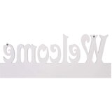 vidaXL Stenski obešalnik za plašče WELCOME bel 74x29,5 cm, (20768582) | Shoptok.si