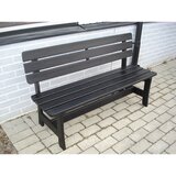  Lesena klop, črna, skupna dolžina 1600 mm, skupna višina 870 mm | Shoptok.si