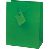  Vrečka darilna plast. mat a5 22,9x9,8x17,8 PROMOCIJA - ZELENA | Shoptok.si