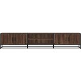 vidaXL TV omarica rjav hrast 210x35x41 cm inženirski les | Shoptok.si