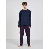 Tommy Hilfiger Dark Blue Men's Patterned Pajamas - Men | Shoptok.si