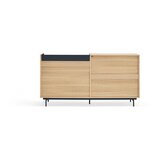Teulat Svjetlosmeđe-plava komoda Valley, širina 150 cm | shoptok.hr