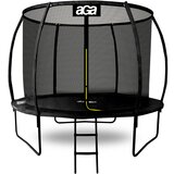 Aga Trampolin 250 cm s unutarnjom sigurnosnom mrežom i stepenicama Aga SPORT EXCLUSIVE MRPU1008BLACK - crni Cijene