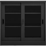 vidaXL ormarić s kliznim vratima antracit 90 x 40 x 90 cm čelični | shoptok.hr