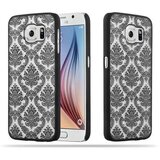 Cadorabo CARE, združljiv s Samsungom v črni barvi - trdi zaščitni pokrov v Flower Paisley Henna Design proti praskam in udarcem, (20564190) Cene