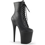 Pleaser USA Pleaser Flamingo-1020 Blk Faux Leather/Blk Matte Cene