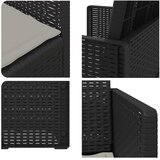  Vrtne stolice za blagovanje 2 pcs Antracit i Svjetlosiva PP | shoptok.hr