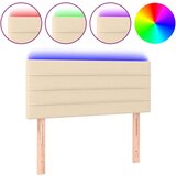  Posteljno vzglavje krem 100x5x78/88 cm blago, (20794576) | Shoptok.si