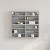 vidaXL Vitrina siva sonoma 60x8,5x58 cm inženirski les Cene
