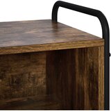  TV ormar 140 x 39,5 x 50 cm Dimljeni hrast Konstruirano drvo | shoptok.hr
