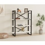 Hanah home makro whiteblack bookshelf Cene