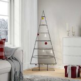  Metalno ukrasno božićno drvce crno 150 cm Cijene