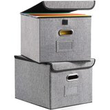 Venisymlis Organizator datotek Paket za shranjevanje pisarniških dokumentov z 2 zložljivima omarama za dokumente, (22060355) | Shoptok.si