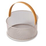 HUSLA košara za kruhno sadje siva 73947, (21400757) | Shoptok.si