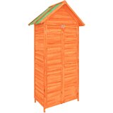The Living Store Vrtna lopa za orodje rjava 89x52,5x175 cm trdna borovina - Vrtna Lopa Za Orodje, (21419090) | Shoptok.si