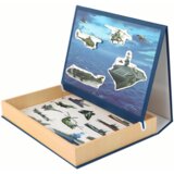 A set of educational magnetic puzzles with a military ship motif | shoptok.hr