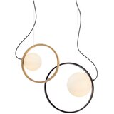  Redo 01-2319 - Luster na sajli KLEIDI 1xE14/28W/230V prečnik 27 cm braon | Eponuda.com