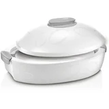 termo posoda s pekačem Enjoy 45x28xh18cm, 3l, bela, plastika, porcelan