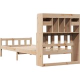 vidaXL Knjižna postelja brez vzmetnice 100x200 cm trdna borovina | Shoptok.si