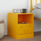 vidaXL Noćni ormarić boja senfa 67 x 39 x 44 cm čelični Cijene