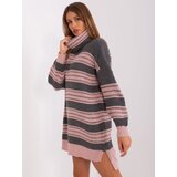 BADU Dress-BA-SK-8007.42P-Grey-Pink | shoptok.hr