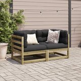  2-dijelni set vrtnih sofa od impregnirane borovine | shoptok.hr