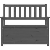  Klupa siva 112,5 x 51,5 x 96,5 cm od masivne borovine | Eponuda.com